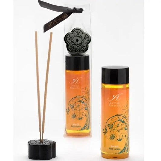 EXTASE SENSUAL - ACEITE ESTIMULANTE CALOR PIÑA COLADA 100 ML - Optelum