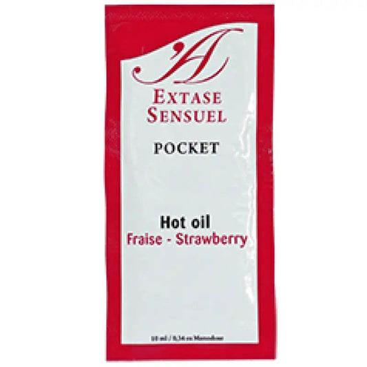 EXTASE SENSUAL - ACEITE ESTIMULANTE FRESA 10 ML - Optelum