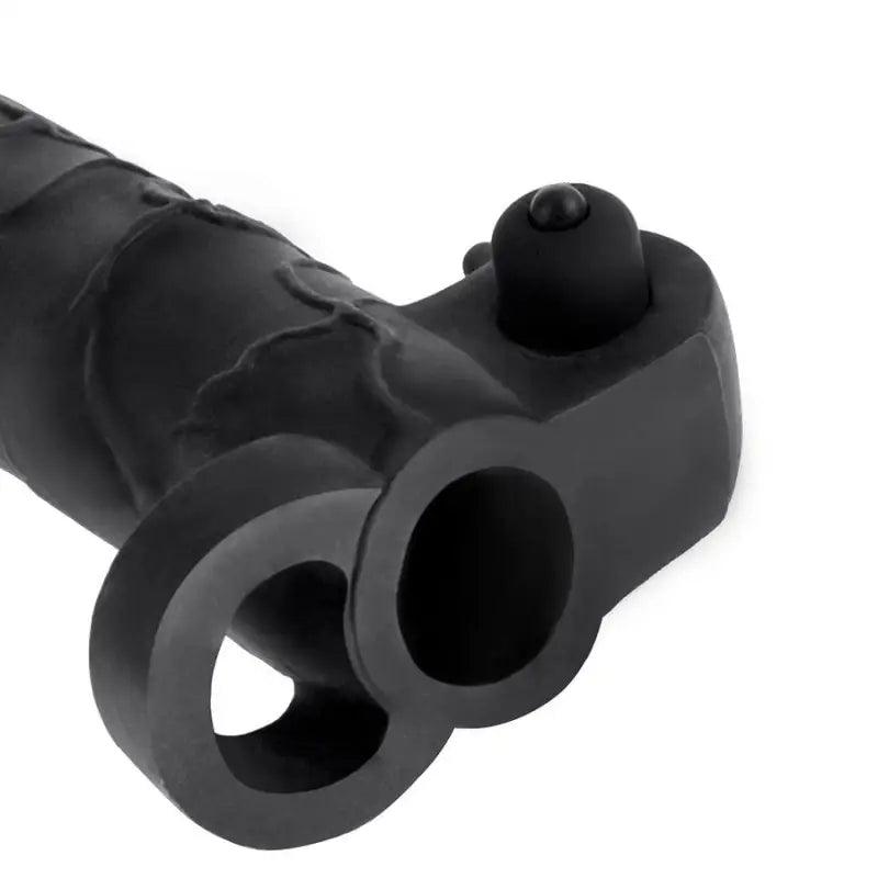 FANTASY X- TENSIONS - EXTENSION PARA EL PENE CON VIBRADOR REAL FEEL 2 NEGRO - Optelum