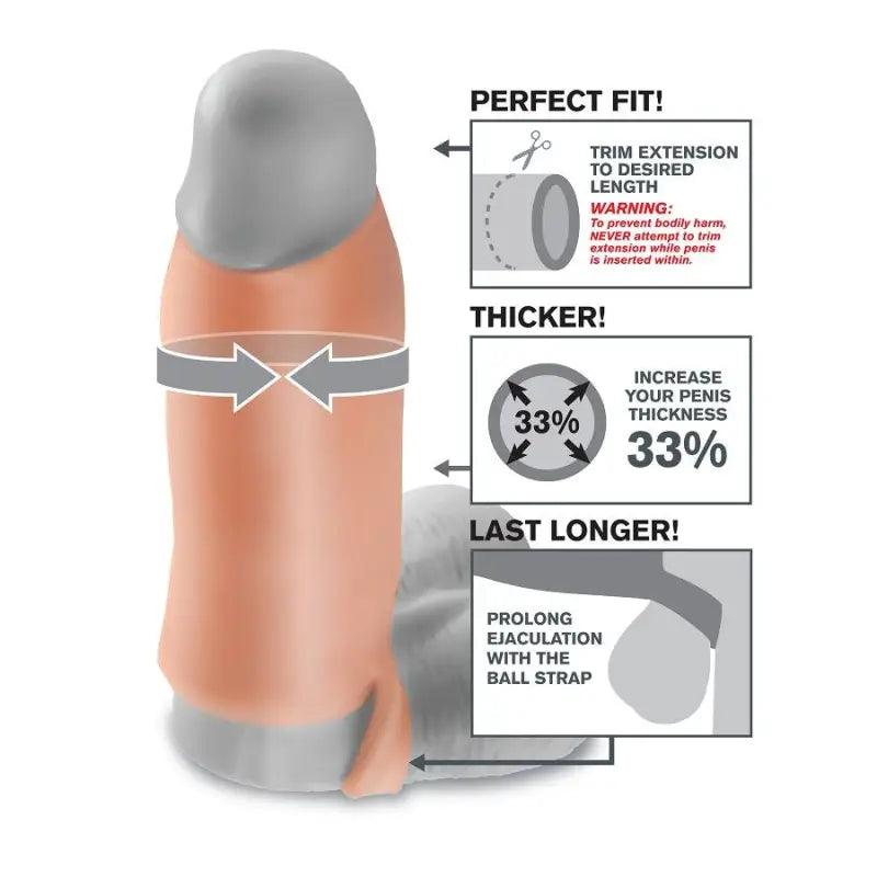 FANTASY X- TENSIONS - REAL FEEL EXTENSION DE PENE XL - Optelum