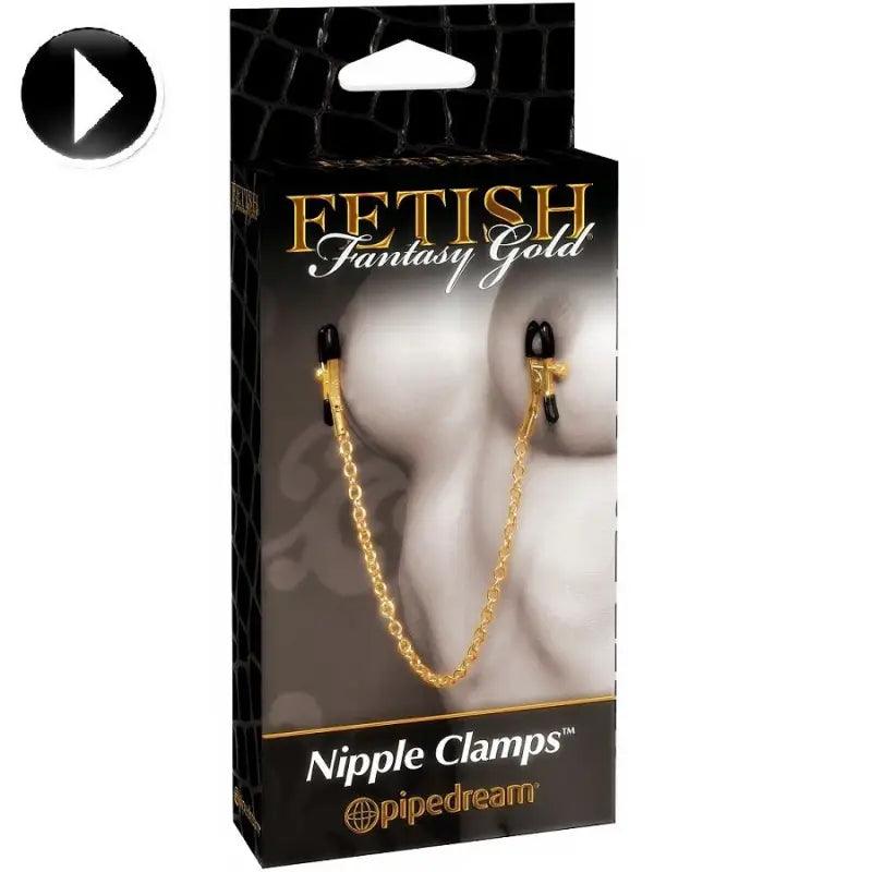 FETISH FANTASY GOLD - PINZAS PARA LOS PEZONES - Optelum