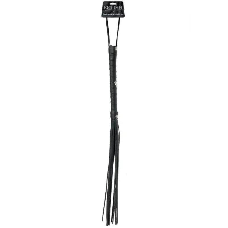 FETISH FANTASY LIMITED EDITION - LATIGO AZOTADOR PIEL NEGRO - Optelum