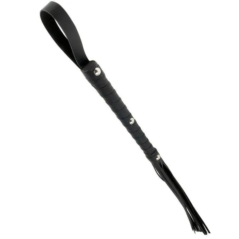 FETISH FANTASY LIMITED EDITION - LATIGO AZOTADOR PIEL NEGRO - Optelum