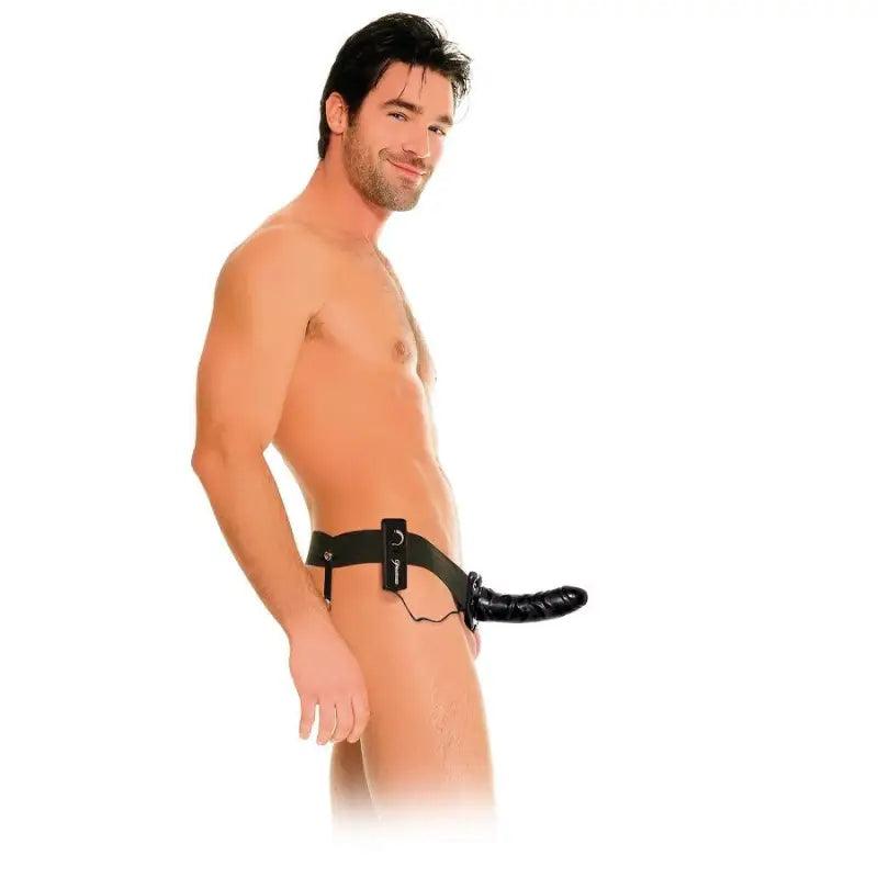 FETISH FANTASY SERIES - ARNES HUECO VIBRADOR PARA EL Y ELLA NEGRO 14CM - Optelum