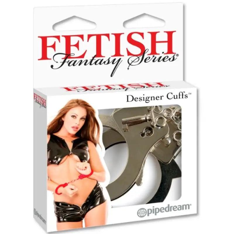 FETISH FANTASY SERIES - SERIES DESIGNER METAL HANDCUFFS - Optelum