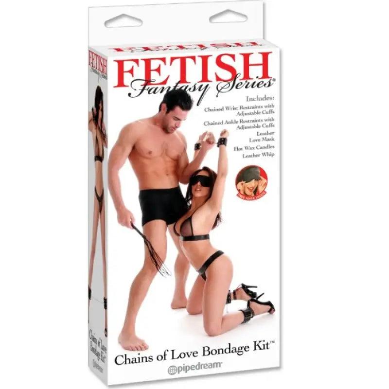 FETISH FANTASY SERIES - KIT DE BONDAGE CADENAS DEL AMOR. - Optelum