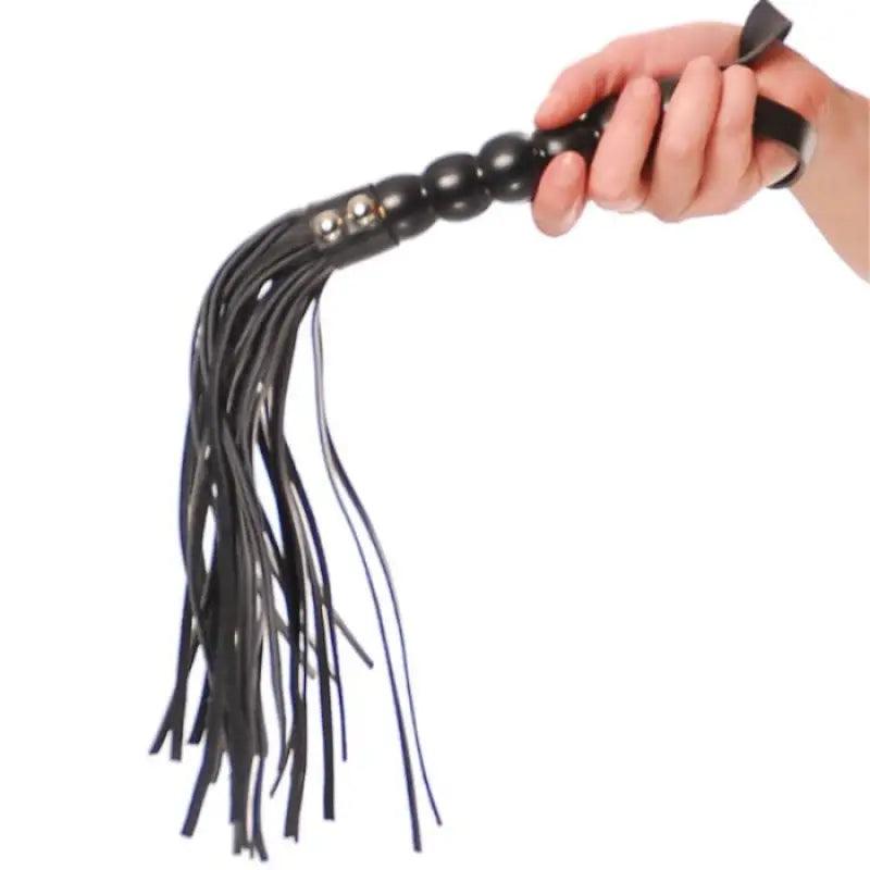 FETISH FANTASY SERIES - LATIGO MANGO ACANALADO CAT-O-NINE TAILS - Optelum
