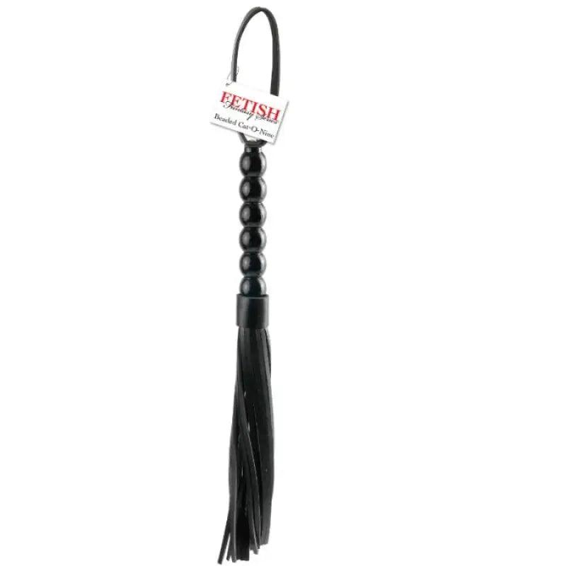 FETISH FANTASY SERIES - LATIGO MANGO ACANALADO CAT-O-NINE TAILS - Optelum