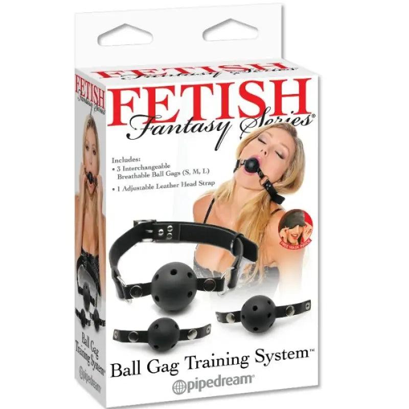 FETISH FANTASY SERIES - SET ENTRENAMIENTO MORDAZAS - Optelum