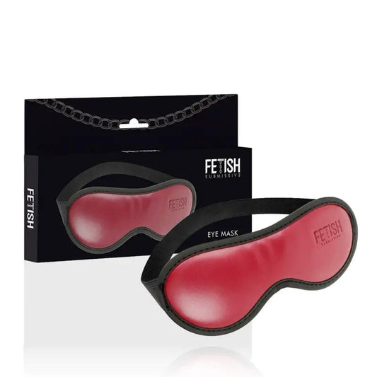 FETISH SUBMISSIVE DARK ROOM - ANTIFAZ CUERO VEGANO CON FORRO DE NEOPRENO - Optelum