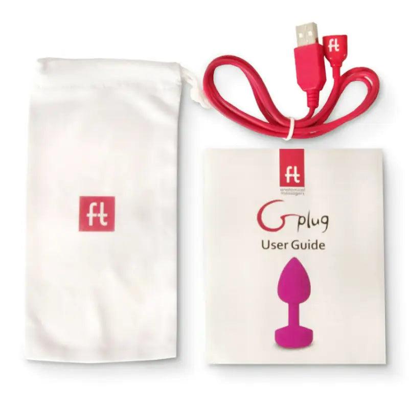 G-VIBE - FUNTOYS GPLUG ANAL VIBRADOR RECARGABLE PEQUEÑO ROSA NEON 3CM - Optelum