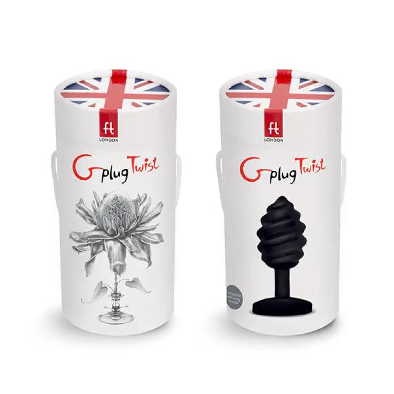 G-VIBE - GPLUG TWIST CON VIBRACIÓN NEGRO - Optelum