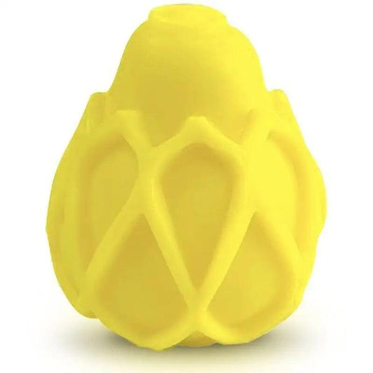 G-VIBE - HUEVO MASTURBADOR TEXTURADO REUTILIZABLE AMARILLO - Optelum