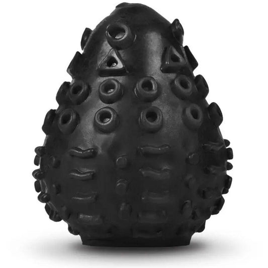 G-VIBE - HUEVO MASTURBADOR TEXTURADO REUTILIZABLE NEGRO - Optelum