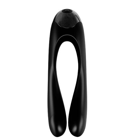 SATISFYER - CANDY CANE VIBRADOR DEDO NARANJA - Optelum