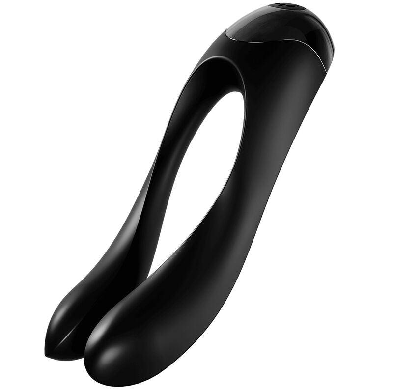 SATISFYER - CANDY CANE VIBRADOR DEDO NARANJA - Optelum