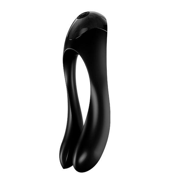 SATISFYER - CANDY CANE VIBRADOR DEDO NARANJA - Optelum