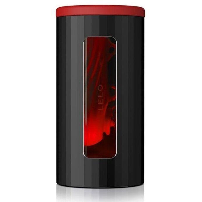 LELO - F1S V2 MASTURBADOR CON TECNOLOGIA SDK ROJO - NEGRO - Optelum