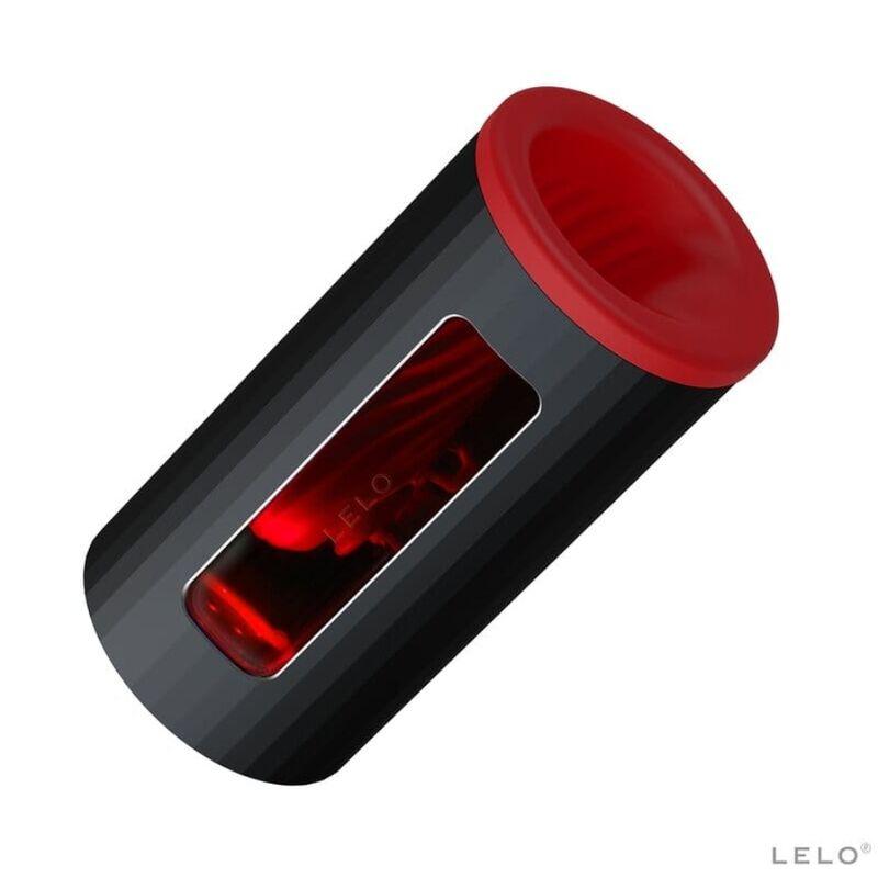 LELO - F1S V2 MASTURBADOR CON TECNOLOGIA SDK ROJO - NEGRO - Optelum