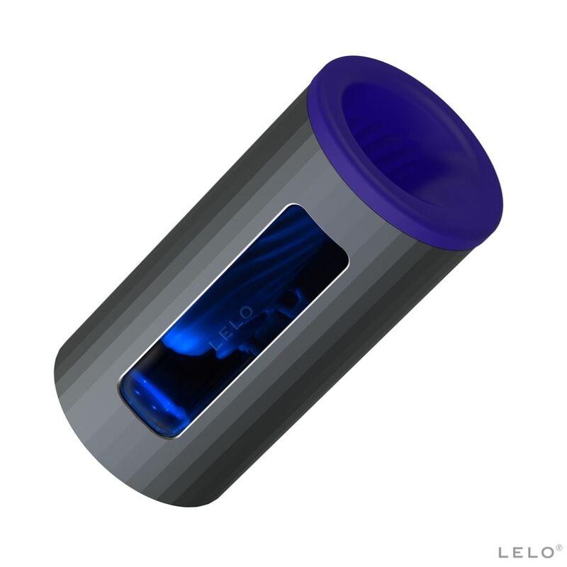LELO - F1S V2 MASTURBADOR CON TECNOLOGIA SDK AZUL Y METAL - Optelum