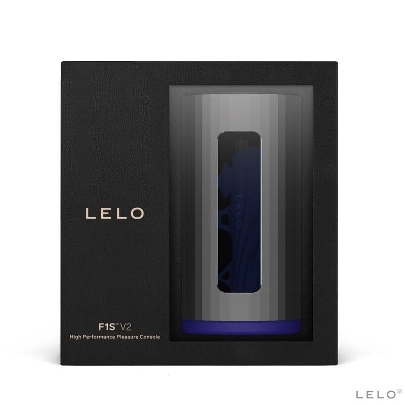 LELO - F1S V2 MASTURBADOR CON TECNOLOGIA SDK AZUL Y METAL - Optelum