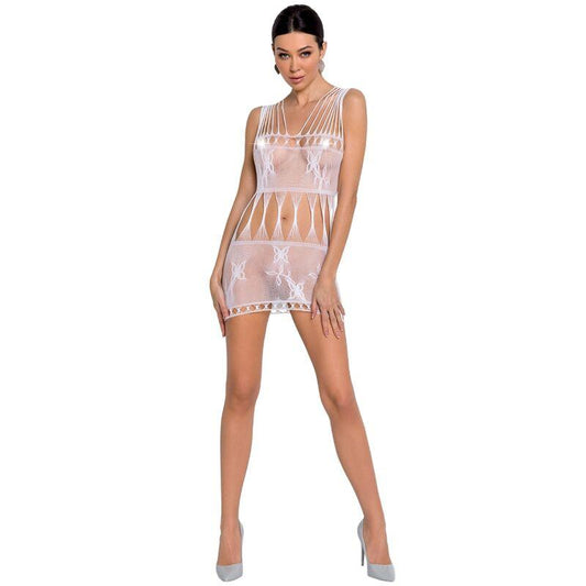 PASSION - WOMAN BS090 BODYSTOCKING BLANCO TALLA UNICA - Optelum