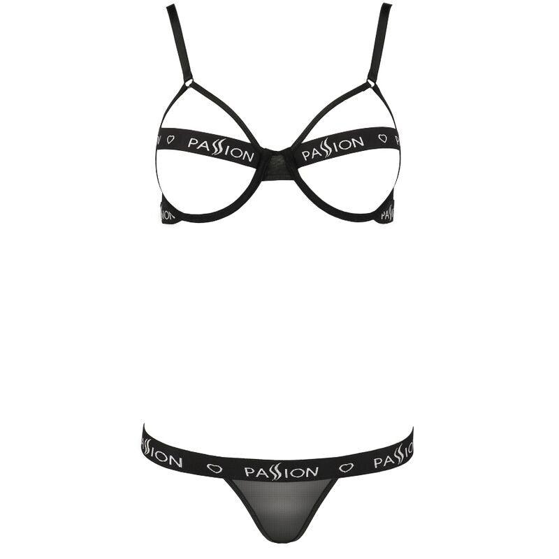 PASSION - KYOUKA SET DOS PIEZAS NEGRO S/M - Optelum