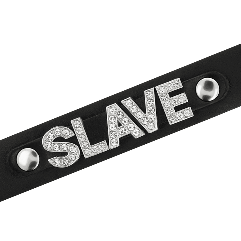 COQUETTE CHIC DESIRE - CHOKER CUERO VEGANO SLAVE - Optelum