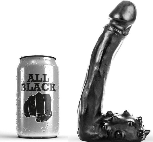 ALL BLACK - DILDO REALISTICO 19 CM - Optelum
