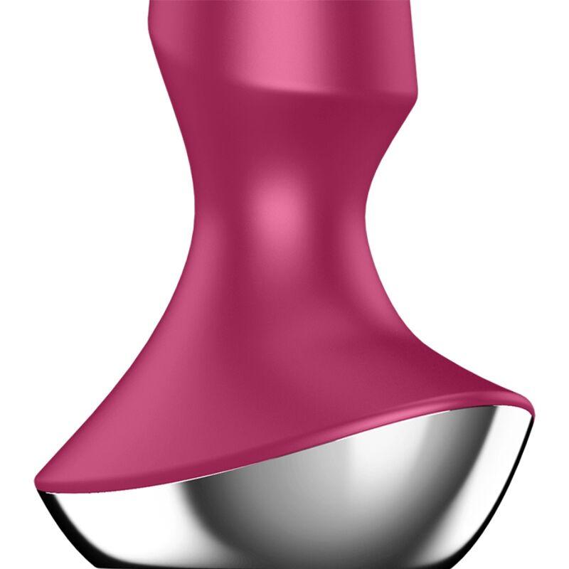 SATISFYER - PLUG ILICIOUS 2 PLUG VIBRADOR BERRY - Optelum