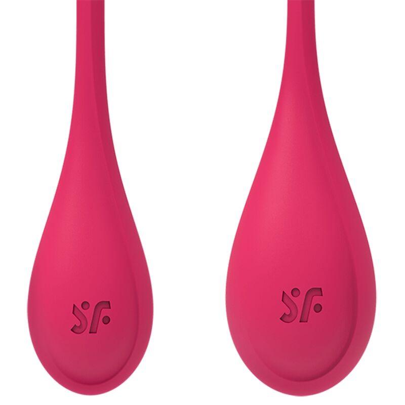 SATISFYER - YONI POWER 1 KIT DE ENTRENAMIENTO ROJO - Optelum