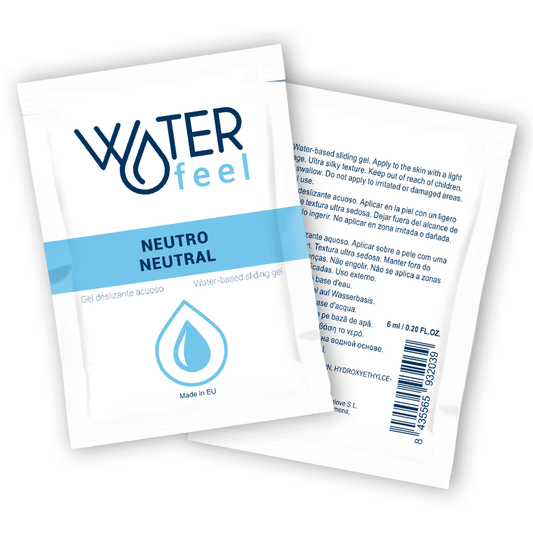 WATERFEEL - GEL DESLIZANTE BASE AGUA NEUTRO 6 ML - Optelum