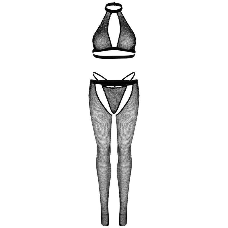 LEG AVENUE - TOP CUERPO DE RED CON TANGA Y MEDIAS - Optelum