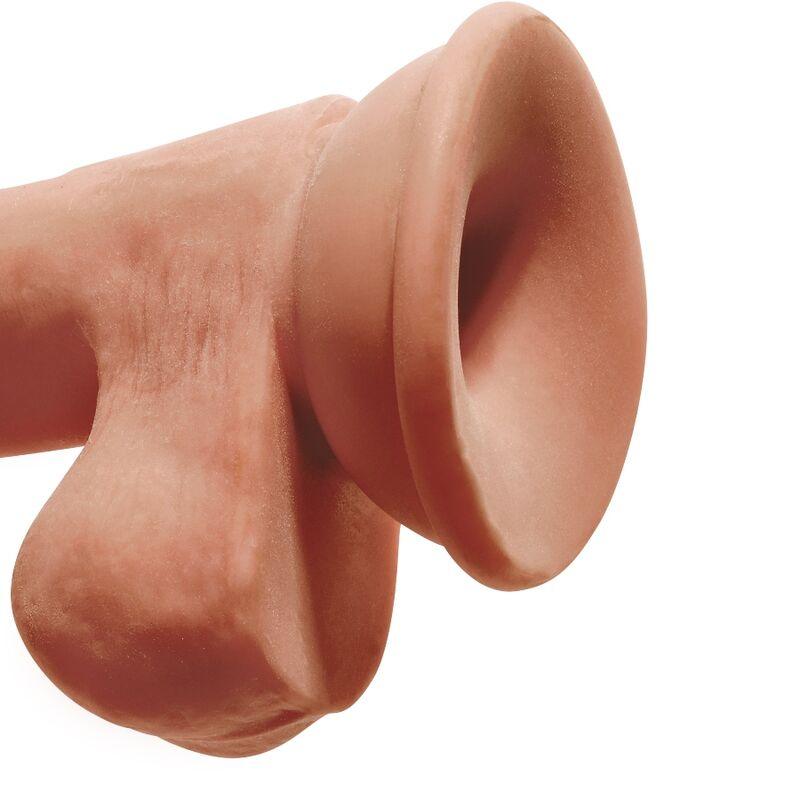 KING COCK - PLUS 3D DILDO CON TESTICULOS 17 CM - Optelum