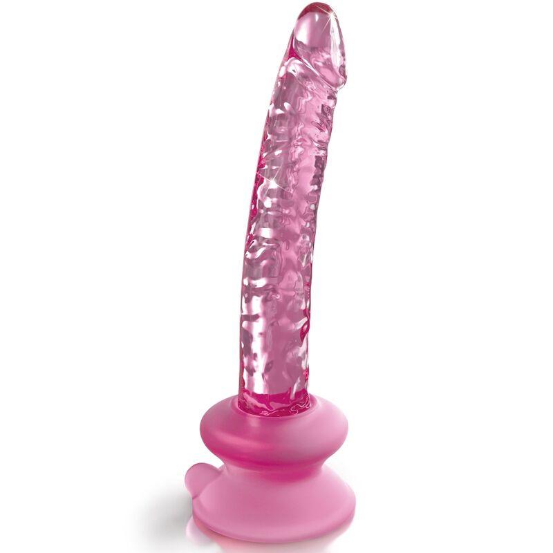ICICLES - N. 86 DILDO VIDRIO CON VENTOSA - Optelum