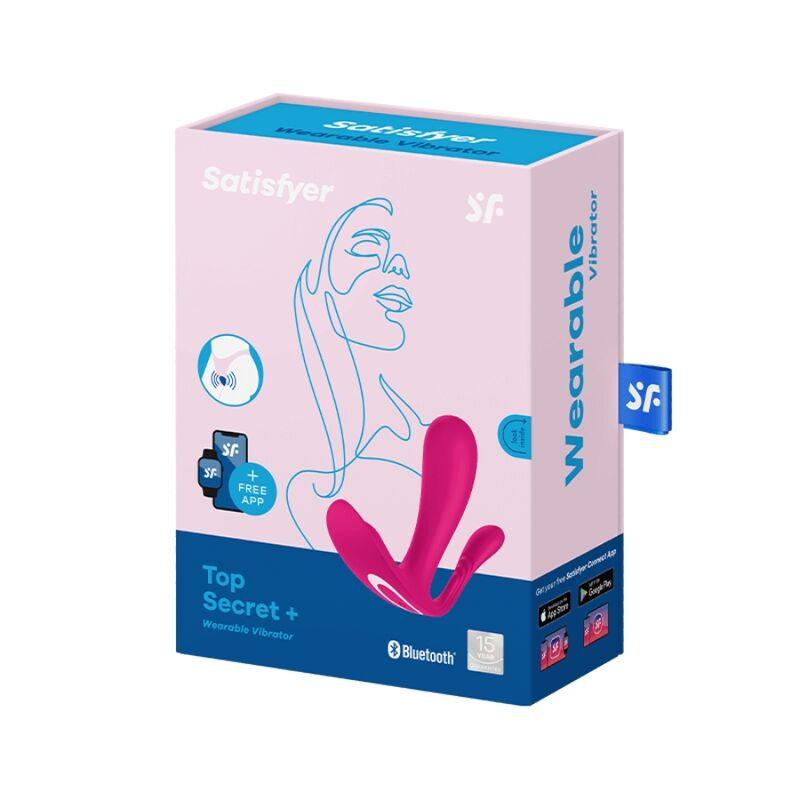 SATISFYER - TOP SECRET + VIBRADOR ROSA - Optelum