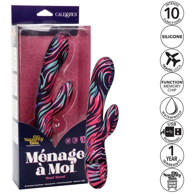 CALEXOTICS - VIBRADOR MENAGE A MOI DUAL WAND - Optelum