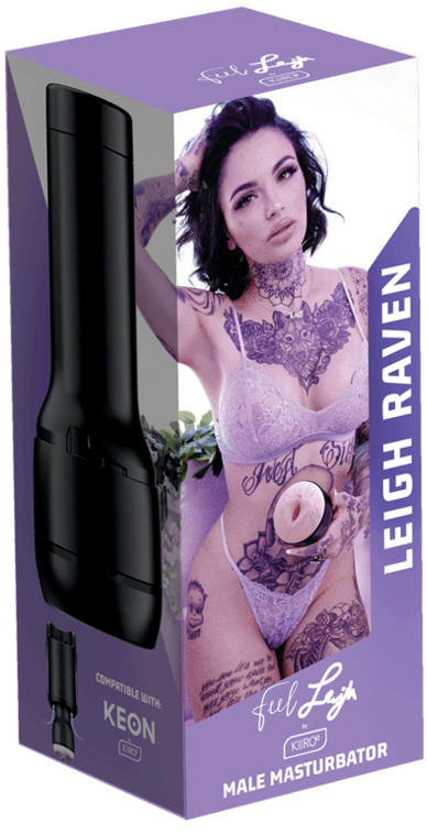 KIIROO - PACK KEON + FEEL LEIGH RAVEN + LUBRICANTE AQUA QUALITY 50 ML - Optelum