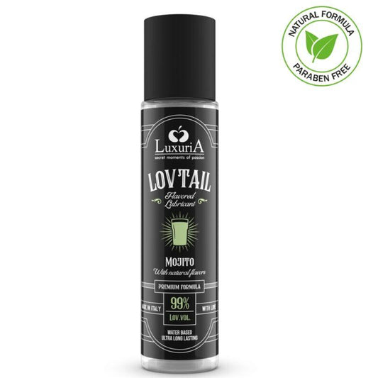 INTIMATELINE - LUXURIA LOVTAIL LUBRICANTE BASE AGUA MOJITO 60 ML - Optelum