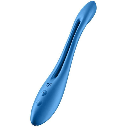 SATISFYER - ELASTIC GAME MULTI VIBRADOR AZUL - Optelum