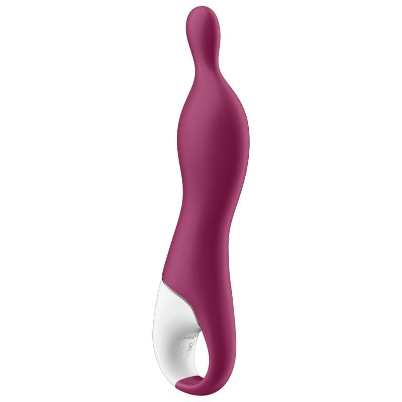 SATISFYER - AMAZING 1 VIBRADOR PUNTO A BERRY - Optelum
