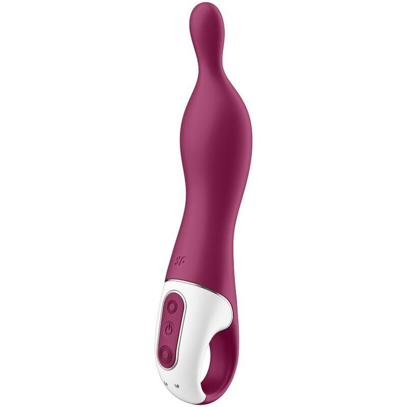 SATISFYER - AMAZING 1 VIBRADOR PUNTO A BERRY - Optelum