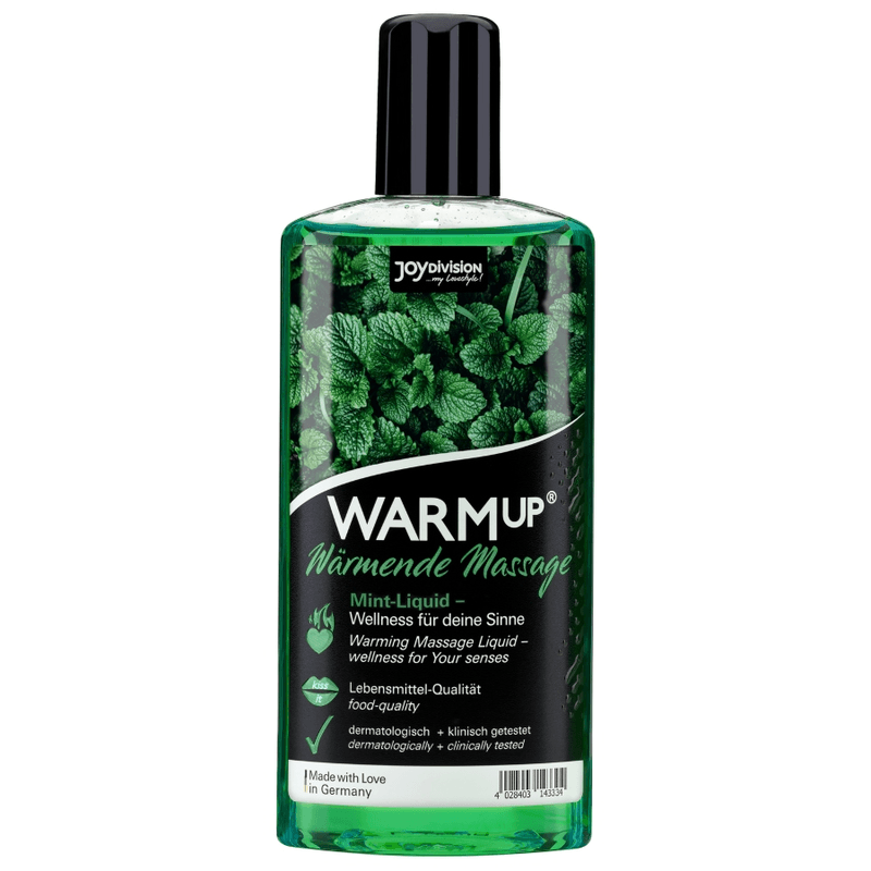 JOYDIVISION - WARMUP GEL MASAJE EFECTO CALOR MENTA 150 ML - Optelum