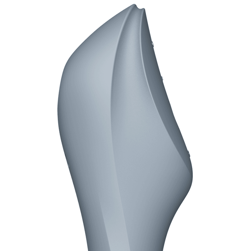 SATISFYER - CURVY TRINITY 3 ESTIMULADOR Y VIBRADOR GRIS - Optelum