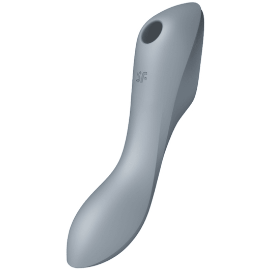 SATISFYER - CURVY TRINITY 3 ESTIMULADOR Y VIBRADOR GRIS - Optelum