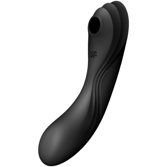 SATISFYER - CURVY TRINITY 4 ESTIMULADOR Y VIBRADOR NEGRO - Optelum