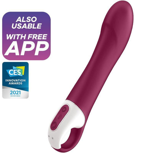 SATISFYER - BIG HEAT VIBRADOR PUNTO G - Optelum