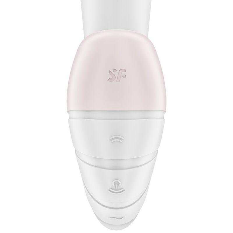 SATISFYER - SUPERNOVA ESTIMULADOR Y VIBRADOR BLANCO - Optelum