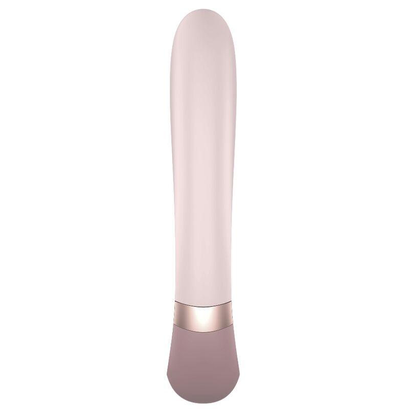 SATISFYER - HEAT WAVE VIBRADOR APP ROSA - Optelum