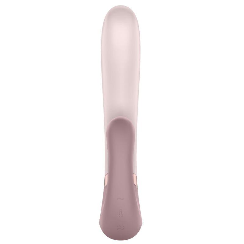 SATISFYER - HEAT WAVE VIBRADOR APP ROSA - Optelum